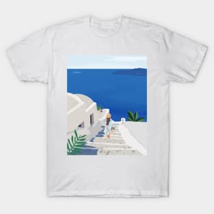 Santorini, Greece Travel T-Shirt